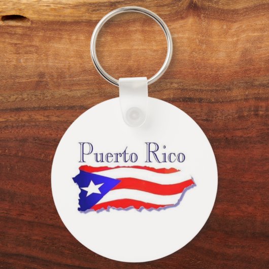 Puerto Rico Flag Boricua Schlüsselanhänger (Vorderseite)