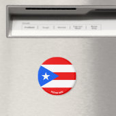 Puerto Rico Flag Charming Patriotic Magnet (In Situ (Geschirrspüler))
