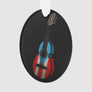 Puerto Rico Flag Cuatro Ornament