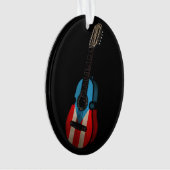 Puerto Rico Flag Cuatro Ornament (Vorderseite)