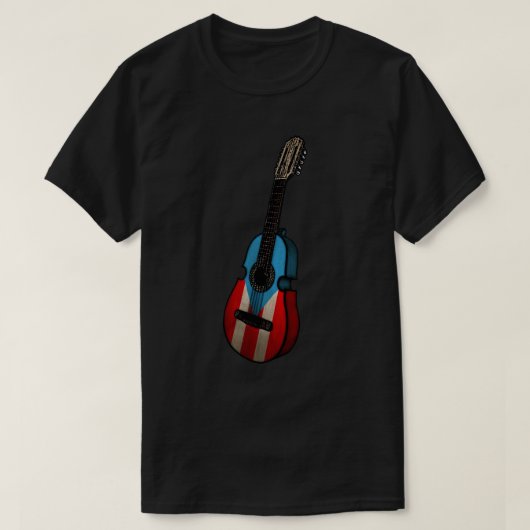 Puerto Rico Flag Cuatro T-Shirt (Design vorne)