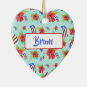 Puerto Rico Flag de Maga Keramik Ornament (Rechts)