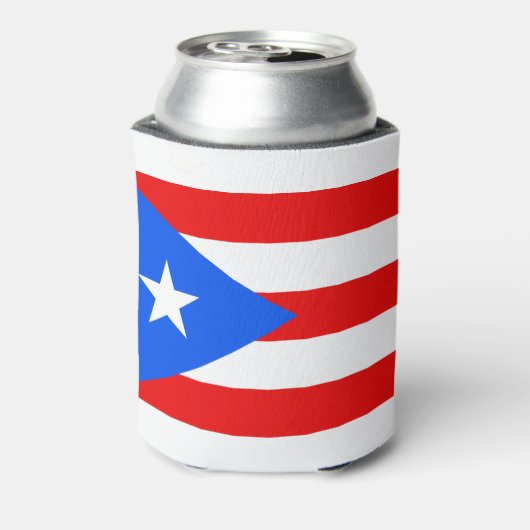 Puerto Rico Flag Dosenkühler (Kanne Rückseite)