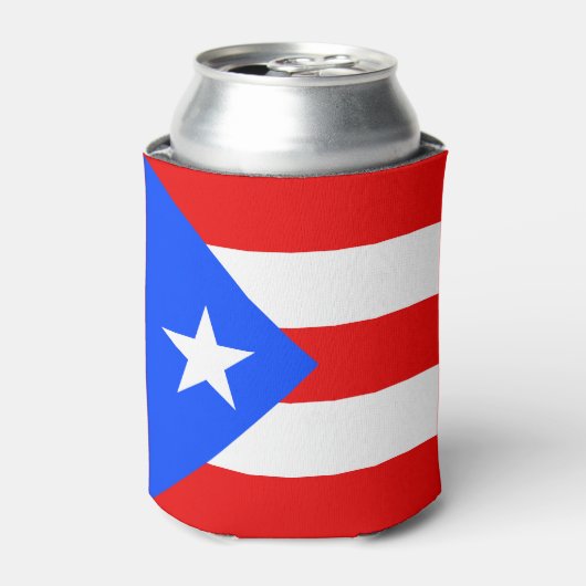 Puerto Rico Flag Dosenkühler (Kanne Vorderseite)