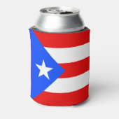 Puerto Rico Flag Dosenkühler (Kanne Rückseite)