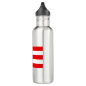 Puerto Rico Flag Edelstahlflasche (Rechts)