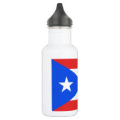 Puerto Rico Flag Edelstahlflasche (Links)