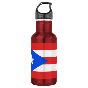Puerto Rico Flag Edelstahlflasche