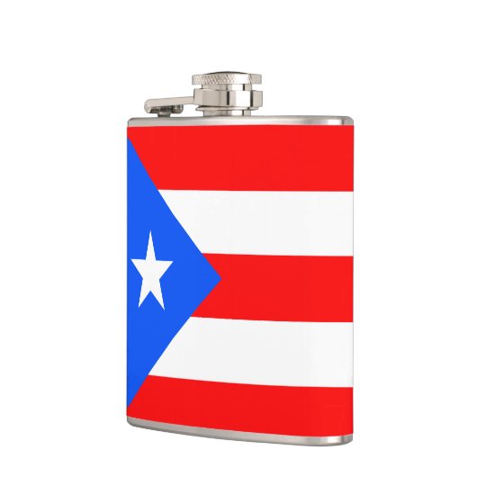 Puerto Rico Flag Flachmann (Links)