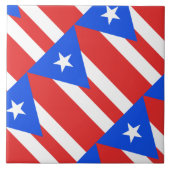 Puerto Rico Flag Fliese (Vorderseite)
