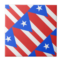 Puerto Rico Flag Fliese
