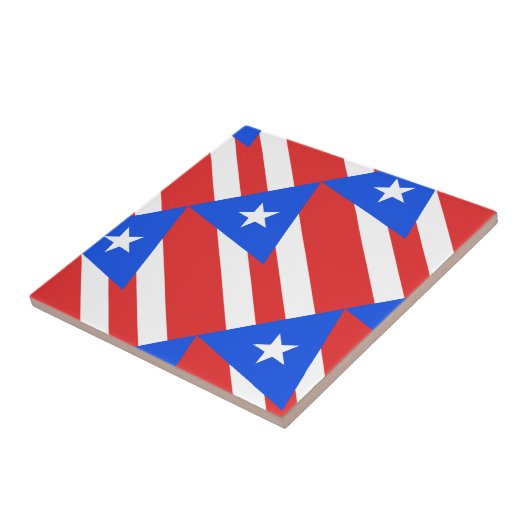 Puerto Rico Flag Fliese (Seite)