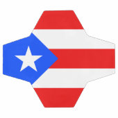 Puerto Rico Flag Fußball (Flach)
