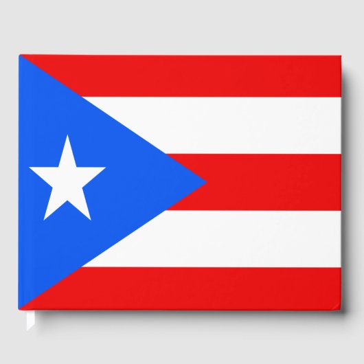 Puerto Rico Flag Gästebuch (Vorderseite)