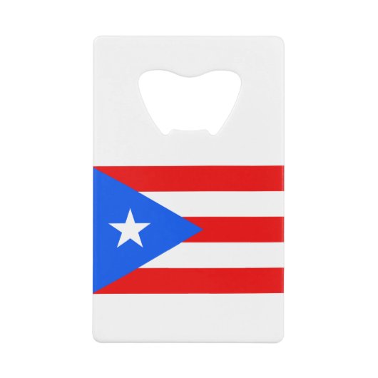 Puerto Rico Flag Geldbeutel Flaschenöffner (Vorderseite)