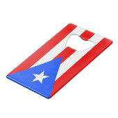 Puerto Rico Flag Geldbeutel Flaschenöffner (Vorderseite Schrägansicht)