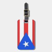 Puerto Rico Flag Gepäckanhänger (Vorderseite vertikal)
