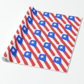 Puerto Rico Flag Geschenkpapier (Ungerollt)