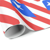 Puerto Rico Flag Geschenkpapier (Rolleneckpunkt)