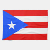 Puerto Rico Flag Geschirrtuch (Horizontal)