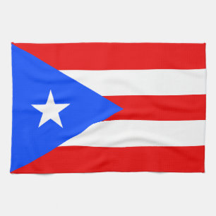 Puerto Rico Flag Geschirrtuch