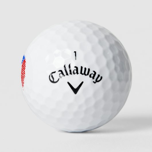 Puerto Rico Flag Golfball (Logo)