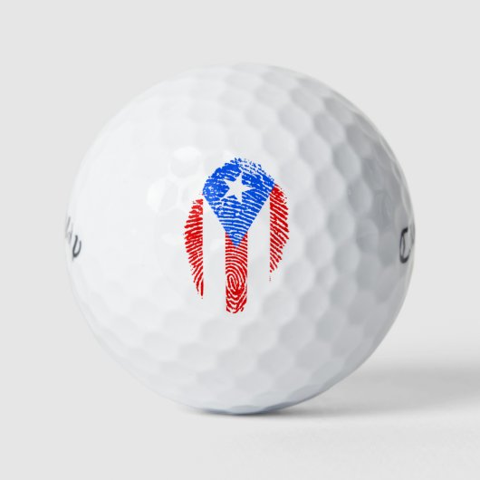 Puerto Rico Flag Golfball (Vorderseite)