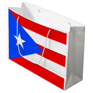 Puerto Rico Flag Große Geschenktüte