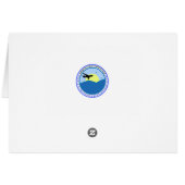 Puerto Rico Flag Grußkarte (Rückseite Horizontal)