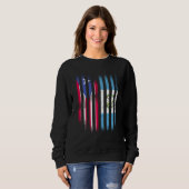 Puerto Rico Flag Guatemala Grown Country Flags Str Sweatshirt (Vorne ganz)