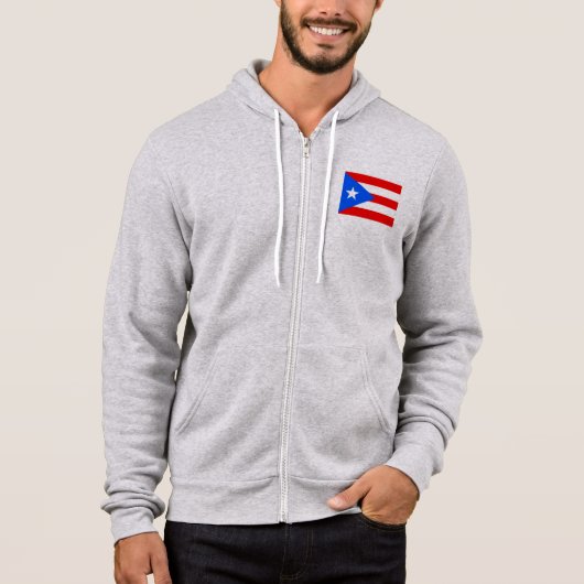 Puerto Rico Flag Hoodie (Vorderseite)