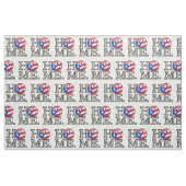 Puerto Rico Flag House Warmer Stoff (Fat Quarter (45,7 x 55,9 cm))