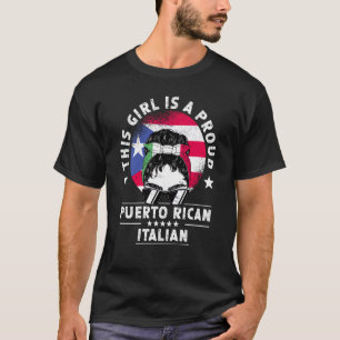 Puerto Rico Flag Italien Gewächshaus Frauen Girl P T-Shirt