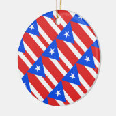 Puerto Rico Flag Keramik Ornament (Links)