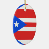 Puerto Rico Flag Keramik Ornament (Rechts)