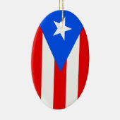 Puerto Rico Flag Keramik Ornament (Rechts)