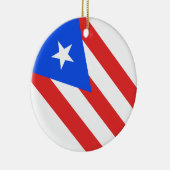 Puerto Rico Flag Keramik Ornament (Rechts)