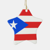 Puerto Rico Flag Keramik Ornament (Rechts)