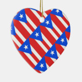 Puerto Rico Flag Keramikornament (Rechts)