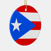 Puerto Rico Flag Keramikornament (Rechts)