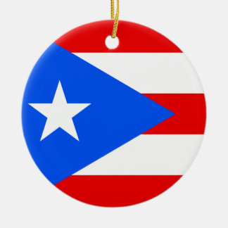 Puerto Rico Flag Keramikornament