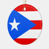 Puerto Rico Flag Keramikornament (Links)