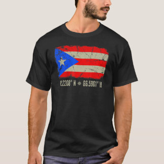 Puerto Rico Flag Koordiniert Männer Frauen Puerto T-Shirt