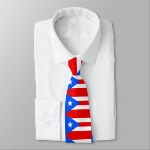 PUERTO RICO FLAG KRAWATTE
