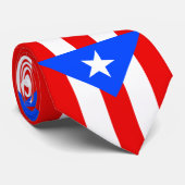 Puerto Rico Flag Krawatte (Gerollt)
