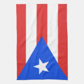 Puerto Rico Flag Küchentuch (Vertikal)