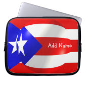 Puerto Rico Flag Laptop Sleeve (Vorderseite)