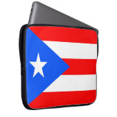 Puerto Rico Flag Laptopschutzhülle (Vorne Rechts)