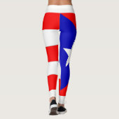 Puerto Rico Flag Leggings (Rückseite)