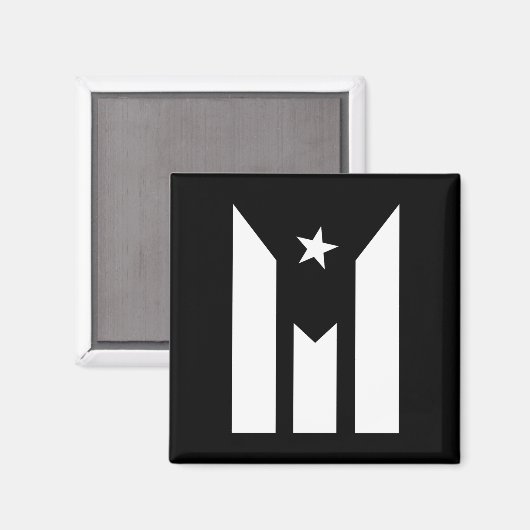 Puerto Rico Flag Magnet (Vorderseite/Rückseite)